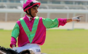 Joao Moreira celebrates a winner at Sha Tin. Photo: Kenneth Chan