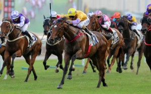 More Than This thunders home to win at Sha Tin on Sunday. Photos: Kenneth Chan