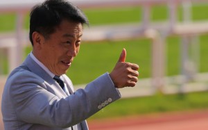 Ricky Yiu after training a winner at Sha Tin on Saturday. Photos: Kenneth Chan