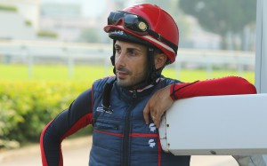 Jockey Alberto Sanna at Sha Tin trackwork. Photos: Kenneth Chan