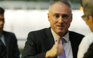 Paul O’Sullivan after winning a race at Happy Valley this season. Photos: Kenneth Chan