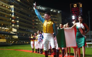 Frankie Dettori ahead of the IJC at Happy Valley on Wednesday night. Photo: HKJC
