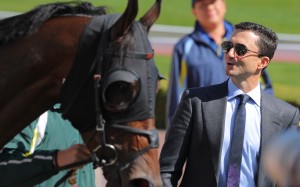 Douglas Whyte at Sha Tin after training a winner this season. Photos: Kenneth Chan