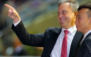 Caspar Fownes is all smiles after training a winner at Happy Valley this season. Photos: Kenneth Chan