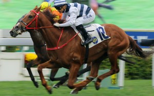 Grant van Niekerk guides Butterfield to victory at Sha Tin on Sunday. Photos: Kenneth Chan