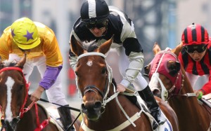 Exultant wins last month’s Centenary Vase with Zac Purton in the saddle. Photos: Kenneth Chan