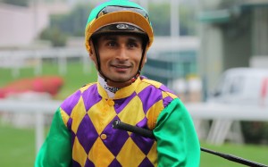 Karis Teetan on his way to a treble and a suspension at Sha Tin on Sunday. Photos: Kenneth Chan