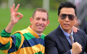 Hugh Bowman and Donnie Yen celebrate Furore’s Hong Kong Derby win last season. Photos: Kenneth Chan