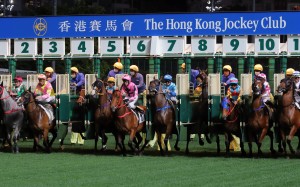 Gates fly back in the opening race at Happy Valley on Wednesday night. Photos: Kenneth Chan