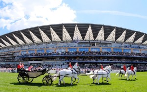 The Royal procession at Royal Ascot. Photo: Handout