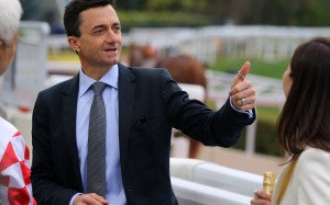 Douglas Whyte celebrates a victory from Inner Flame at Sha Tin. Photos: Kenneth Chan