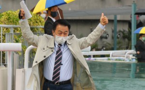 Ricky Yiu celebrates a winner. Photos: Kenneth Chan