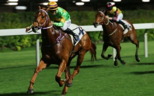 Classic Unicorn dashes clear to win well at Happy Valley last month. Photos: Kenneth Chan