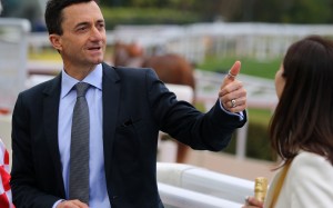 Douglas Whyte after training a winner earlier this season. Photos: Kenneth Chan