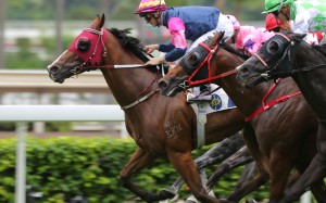 Thanks Forever wins the Group Three Sha Tin Vase last season. Photos: Kenneth Chan