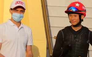 Jerry Chau with Douglas Whyte. Photos: Kenneth Chan