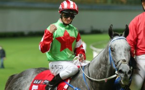 Zac Purton celebrates one of his eight winners this season. Photos: Kenneth Chan