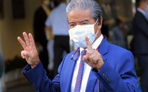 Tony Cruz celebrates his 1,300th winner at Sha Tin on Sunday. Photos: Kenneth Chan