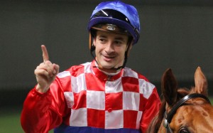 Christophe Lemaire celebrates a winner. Photo: Kenneth Chan