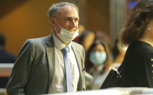 Paul O'Sullivan celebrates Mehboob’s win at Happy Valley on Wednesday night. Photos: Kenneth Chan