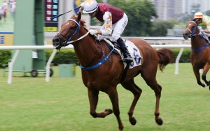 Joao Moreira salutes after winning aboard Forte at Sha Tin on Saturday. Photos: Kenneth Chan