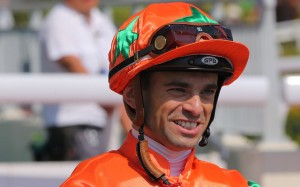 Umberto Rispoli is all smiles after a winner at Sha Tin. Photos: Kenneth Chan