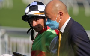 Alexis Badel and Chris So after Super Red Dragon’s win earlier this season. Photos: Kenneth Chan