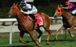 Scores Of Fun dashes clear to win at Happy Valley this season. Photos: Kenneth Chan