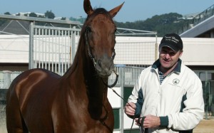 David Hayes with Hong Kong Derby winner Elegant Fashion in 2003. Photos: Kenneth Chan