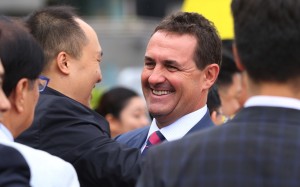 Michael Freedman enjoys a winner in Hong Kong. Photos: Kenneth Chan