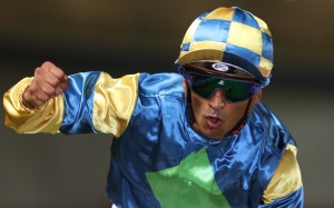 Karis Teetan celebrates a winner earlier this season. Photos: Kenneth Chan