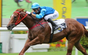 Joao Moreira pilots Master Eight to victory in June. Photos: Kenneth Chan