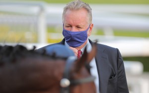 Tony Millard looks over Ultra Express. Photos: Kenneth Chan