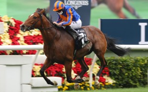 Ryan Moore steers Mogul to victory in the 2020 Hong Kong Vase. Photos: Kenneth Chan