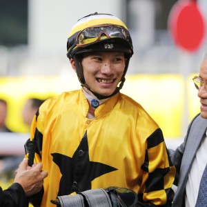 Jerry Chau and trainer Tony Cruz celebrate a winner last season. Photos: Kenneth Chan