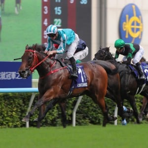 Romantic Warrior wins May’s Group One Champions & Chater Cup at Sha Tin. Photos: Kenneth Chan