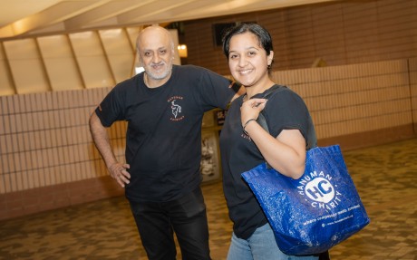 Naveen Sadhwani – who also goes by Nick – and his 23-year-old daughter Bianca run a charity dedicated to feeding the homeless and underprivileged in Hong Kong. Photo: Alexander Mak