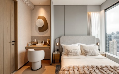 The ARTTA Concept-designed 1,000 sq ft show flat in Chinachem Group’s In One project in Ho Man Tin. Photo: Steven Ko