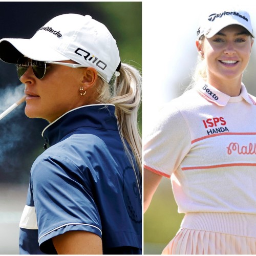 Is Charley Hull the 'John Daly of women's golf'? The glam English LPGA Tour  star went viral for smoking at the US Open and signing autographs, cig in  mouth – and rocks