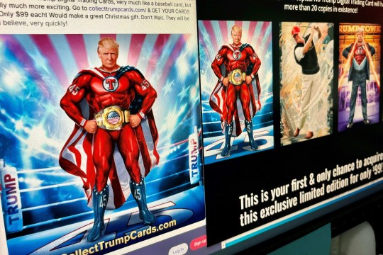 Donald Trump mocked after hyped announcement turns out to be NFTs