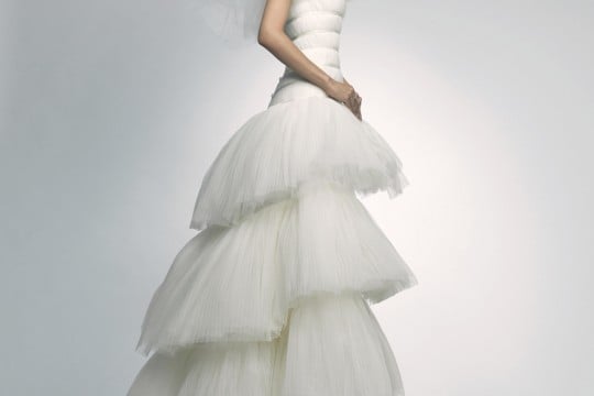 How to find the perfect wedding dress: Kim Kardashian went for the  'mermaid' and Meghan Markle opted for A-line  for the best results, always  start with your body shape, say experts |