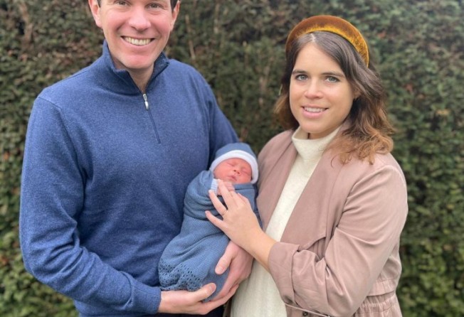 Eugenie and Jack Brooksbank had a son, August Philip Hawke Brooksbank, on February 9, 2021. Photo: Reuters