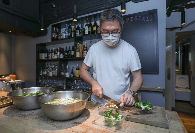 David Lai at his restaurant Neighborhood in Central, which moves up two places on the Asia’s 50 Best Restaurants list, to 17th. Photo: Jonathan Wong