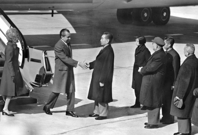 The sporting contacts helped pave the way for the following year’s visit by Richard Nixon (pictured with premier Zhou Enlai). Photo: Xinhua