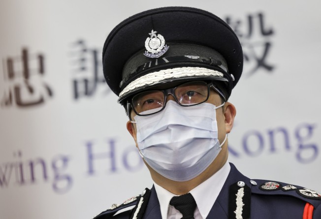 Police chief Chris Tang. Photo: May Tse