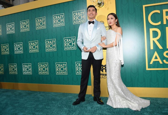 Actors Henry Golding and Constance Wu arrive at the Crazy Rich Asians premiere, in Hollywood’s TCL Chinese Theatre, in August 2018. Photo: Getty Images/AFP