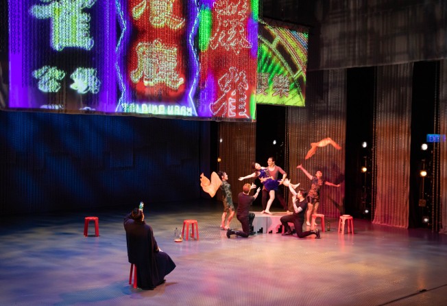 The cast of Carmen: Hong Kong in Act 1, set in a Wan Chai nightclub. Photo: Cheung Chi-wai