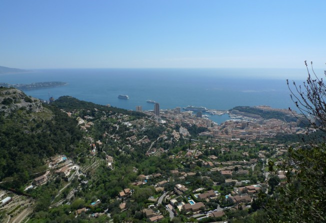 Monaco from La Turbie. Photo: Adam Nebbs