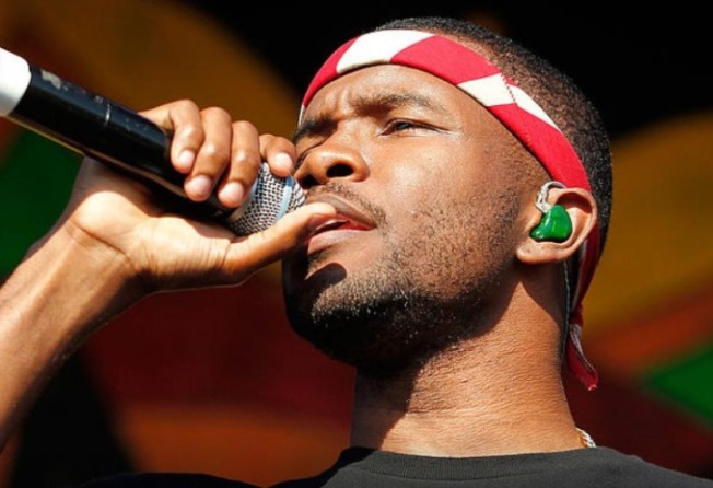 The red and white bandana worn by Frank Ocean in many of his shows. Photo: Grammy