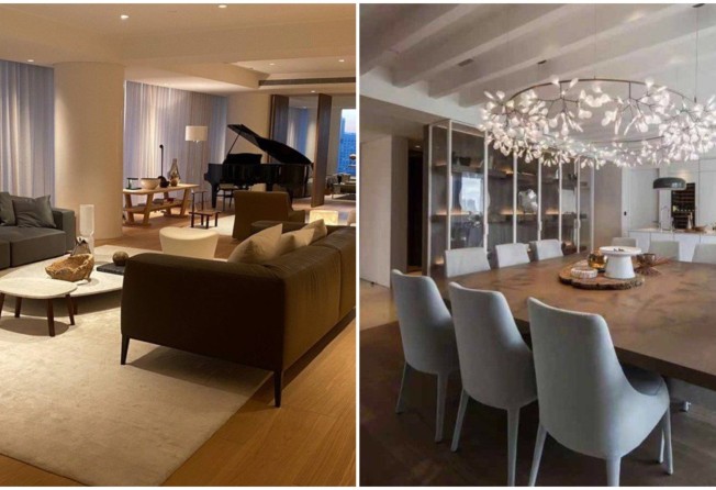 Inside Jacky Heung and Bea Hayden’s luxury Taipei home. Photo: Weibo